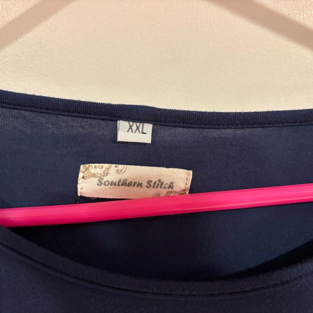 Basic Navy Tee - Picture 3 of 5